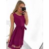 Šaty elegantní letní bez rukávu dámské (S/M/L ONE SIZE) ITALSKÁ MÓDA IM322SIMONE/DR (Velikost S/M/L, Barva béžová)