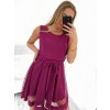 Šaty elegantní letní bez rukávu dámské (S/M/L ONE SIZE) ITALSKÁ MÓDA IM322SIMONE/DR (Velikost S/M/L, Barva béžová)