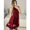 Šaty elegantní letní bez rukávu dámské (S/M/L ONE SIZE) ITALSKÁ MÓDA IM322SIMONE/DR (Velikost S/M/L, Barva béžová)
