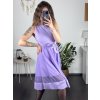 Šaty elegantní letní bez rukávu dámské (S/M/L ONE SIZE) ITALSKÁ MÓDA IM322SIMONE/DR (Velikost S/M/L, Barva béžová)