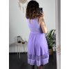Šaty elegantní letní bez rukávu dámské (S/M/L ONE SIZE) ITALSKÁ MÓDA IM322SIMONE/DR (Velikost S/M/L, Barva béžová)