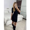 Šaty úpletové 3/4 dlouhý rukáv dámské (S/M/L ONE SIZE) ITALSKÁ MÓDA IMWGBL24MG59546/DUR