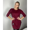Tunika prodloužená teplá dlouhý rukáv dámská (S/M/L ONE SIZE) ITALSKÁ MÓDA IMC24502/DR (Velikost M/L, Barva Černá)