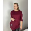 Tunika prodloužená teplá dlouhý rukáv dámská (S/M/L ONE SIZE) ITALSKÁ MÓDA IMC24502/DR (Velikost M/L, Barva Černá)