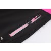 Dívčí softshellové kalhoty zateplené KUGO HK5055 černá/černý zip
