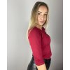 Tričko klasik 3/4 krátký rukáv dámské (S/M/L ONE SIZE) ITALSKá MóDA IM524KLASIK/DR