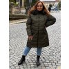 Kabát zimní nadrozměr dámský (3XL-7XL) SKORP HH-2408TO (Velikost 3XL, Barva zelená khaki)