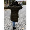 Kabát zimní nadrozměr dámský (3XL-7XL) SKORP HH-2408TO (Velikost 3XL, Barva zelená khaki)