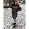 Kabát zimní nadrozměr dámský (3XL-7XL) SKORP HH-2408TO (Velikost 3XL, Barva zelená khaki)