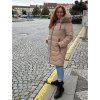 Kabát zimní nadrozměr dámský (3XL-7XL) SKORP HH-2408TO-B/DR (Velikost 3XL, Barva béžová)