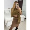 Šála kašmírová teplá dámská (one size 180cm x70cm) CASHMERE DELFIN DEL2020JK-169/DU (Velikost ONE SIZE, Barva béžová)
