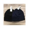 Čepice zimní zateplená flaušem pánská (ONE SIZE) POLSKÁ VÝROBA PVF20003/DR (Velikost ONE SIZE, Barva Černá)