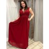 Šaty letní dlouhé elegantní bez rukávu dámské (42/44/46 ONE SIZE) ITALSKÁ MÓDA IMPSH2480566A/DUR (Velikost 44/46, Barva růžová fuchsiová)