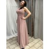 Šaty letní dlouhé elegantní bez rukávu dámské (42/44/46 ONE SIZE) ITALSKÁ MÓDA IMPSH2480566A/DUR (Velikost 44/46, Barva růžová fuchsiová)