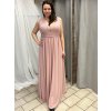 Šaty letní dlouhé elegantní bez rukávu dámské (42/44/46 ONE SIZE) ITALSKÁ MÓDA IMPSH2480566A/DUR (Velikost 44/46, Barva růžová fuchsiová)