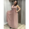 Šaty letní dlouhé elegantní bez rukávu dámské (42/44/46 ONE SIZE) ITALSKÁ MÓDA IMPSH2480566A/DUR (Velikost 44/46, Barva růžová fuchsiová)