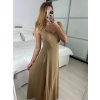 Šaty dlouhé elegantní společenské třpytivé na ramínka dámské (S/M/L ONE SIZE) ITALSKÁ MÓDA IM424771/DU