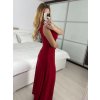 Šaty dlouhé elegantní společenské třpytivé na ramínka dámské (S/M/L ONE SIZE) ITALSKÁ MÓDA IM424771/DU