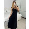 Šaty dlouhé elegantní společenské třpytivé na ramínka dámské (S/M/L ONE SIZE) ITALSKÁ MÓDA IM424771/DU