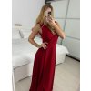 Šaty dlouhé elegantní společenské třpytivé bez rukávu dámské (S/M ONE SIZE) ITALSKÁ MÓDA IM424860/DU (Velikost S/M, Barva béžová)