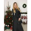 Šaty dlouhé společenské dlouhý rukáv dámské (S/M/L ONE SIZE) ITALSKÁ MÓDA IMM24M37639/DU (Velikost S/M/L, Barva béžová)