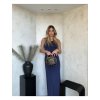 Šaty dlouhé elegantní na ramínka dámské (S/M/L ONE SIZE) ITALSKÁ MÓDA IMPLP2480190105