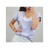 Tričko krátký rukáv se sponou dámské (uni s/m) TURECKÁ MODA IMT20137/DR