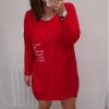 Šaty dlouhý rukáv dámské (XL/3XL ONE SIZE) ITALSKÁ MODA IMC21MINARINA/DR (Velikost XL/2XL, Barva Černá)