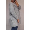 Šaty pletené svetrové dlouhý rukáv dámské oversize (L/XL) ITALSKÁ MÓDA IMC21662/DR