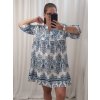Šaty letní krátký rukáv dámská (M/L/XL ONE SIZE) ITALSKÁ MÓDA IMP16822ORNA/DR