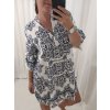Šaty letní krátký rukáv dámská (M/L/XL ONE SIZE) ITALSKÁ MÓDA IMP16822ORNA/DR
