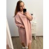 Šaty 3/4 dlouhý rukáv dámské (2XL/3XL/4XL ONE SIZE) ITALSKá MóDA IM423MARINA/DU (Velikost 3XL/4XL, Barva bílá)