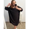Šaty 3/4 dlouhý rukáv dámské (2XL/3XL/4XL ONE SIZE) ITALSKá MóDA IM423MARINA/DU (Velikost 3XL/4XL, Barva bílá)