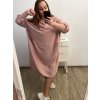 Šaty 3/4 dlouhý rukáv dámské (2XL/3XL/4XL ONE SIZE) ITALSKá MóDA IM423MARINA/DU (Velikost 3XL/4XL, Barva bílá)