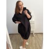 Šaty 3/4 dlouhý rukáv dámské (2XL/3XL/4XL ONE SIZE) ITALSKá MóDA IM423MARINA/DU (Velikost 3XL/4XL, Barva bílá)