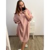 Šaty 3/4 dlouhý rukáv dámské (2XL/3XL/4XL ONE SIZE) ITALSKá MóDA IM423MARINA/DU (Velikost 3XL/4XL, Barva bílá)