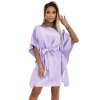 287-29 SOFIA Motýlí šaty - světlý vřes (Velikost S/M/L)