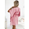 287-32 SOFIA Motýlí šaty - špinavě růžové (Velikost S/M/L)