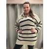Šaty svetrové dlouhý rukáv dámské (M/L/XL/2XL ONE SIZE) ITALSKÁ MÓDA IM424MILANO/DR