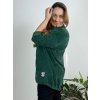 Mikina oversize teplá dlouhý rukáv dámská nadrozměr (54/56/58 ONE SIZE) ITALSKÁ MÓDA IM424ANABELA