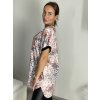 Tunika krátký rukáv dámská nadrozměr (54/56/58ONE SIZE) TURECKÁ MODA TME249100-4/DR