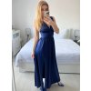 Šaty společenské dlouhé bez rukávu dámské (S/M/L ONE SIZE) ITALSKÁ MÓDA IMS235192/DUR
