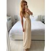 Šaty společenské dlouhé bez rukávu dámské (S/M/L ONE SIZE) ITALSKÁ MÓDA IMS235192/DUR