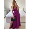 Šaty společenské dlouhé bez rukávu dámské (S/M/L ONE SIZE) ITALSKÁ MÓDA IMS235192/DUR