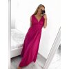 Šaty společenské dlouhé bez rukávu dámské (S/M/L ONE SIZE) ITALSKÁ MÓDA IMS235192/DUR
