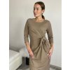 Šaty dlouhé dlouhý rukáv dámské (S/M/L ONE SIZE) ITALSKá MóDA IM525001/DU