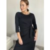 Šaty dlouhé dlouhý rukáv dámské (S/M/L ONE SIZE) ITALSKá MóDA IM525001/DU