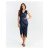 Šaty elegantní společenské na ramínka dámské (S/M ONE SIZE) ITALSKÁ MÓDA IMPSH246479/DR (Velikost S/M, Barva Černá)