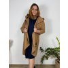 Mikina/kabát na zip s kapucí dlouhý rukáv dámská nadrozměr (50/52/54 ONE SIZE) ITALSKÁ MÓDA IMD23669/DR