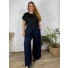 Kalhoty dlouhé dámské nadrozměr (54/56/58 ONE SIZE) ITALSKá MóDA IM425HANNAH/DR